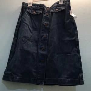 Old Navy High Rise Button Front Skirt (6)